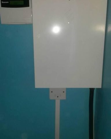 Intruder alarm installation